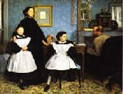 Edgar Degas Family Portrait(or the Bellelli Family) oil painting reproduction